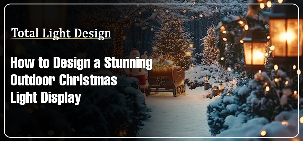 Outdoor Christmas light display